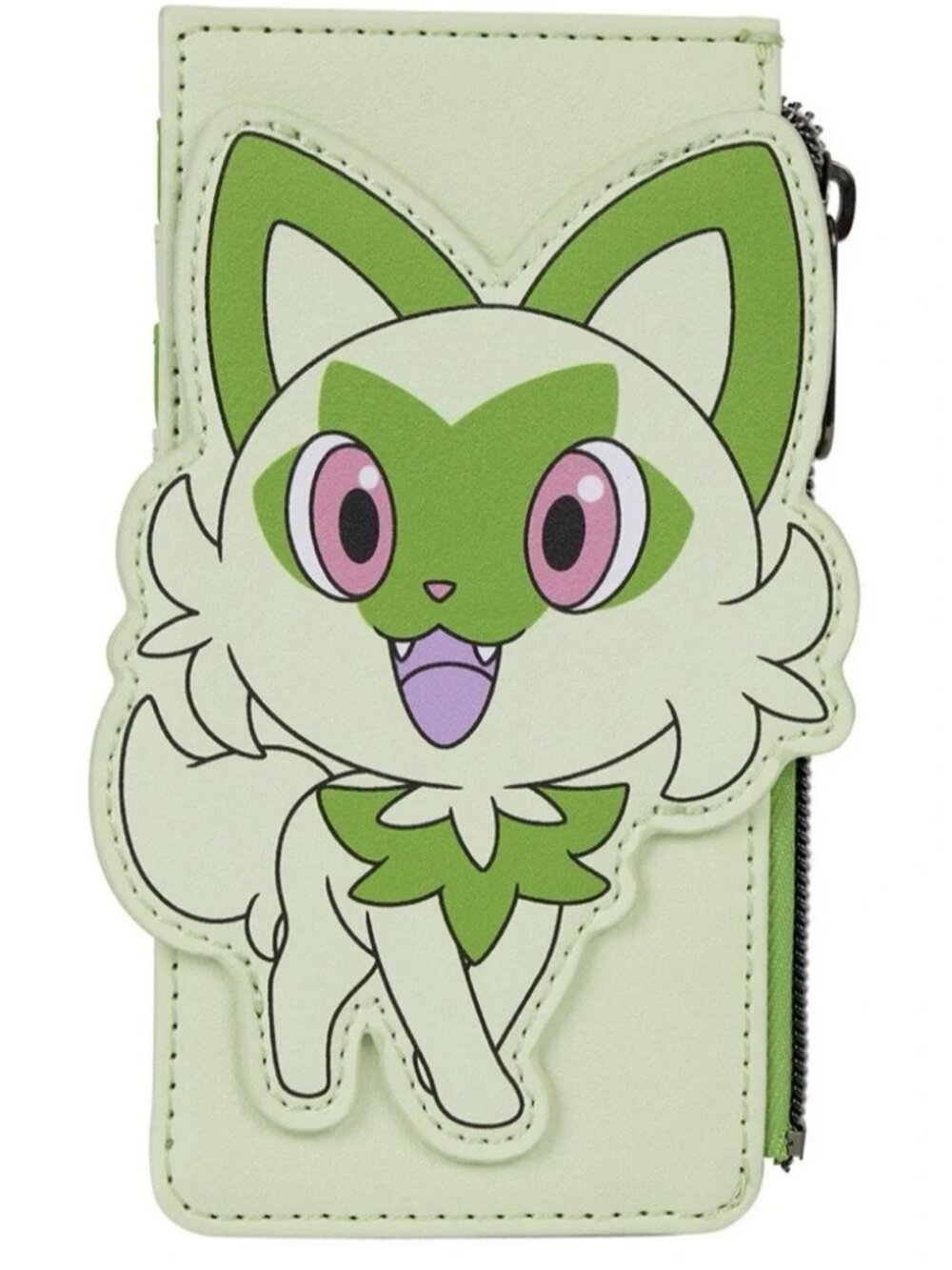Loungefly Pokemon Sprigatito Cardholder Character Card Wallet Hard Tag New
